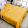 thumbnail image 1 of Hearthoom Small Bed Cover Washed Cotton Comforter 100x140cm Cooling Blanket Ventilated Lightweight Plain Print Skin Friendly Layer Nap Rug Bed Use, 1 of 6