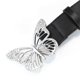 thumbnail image 3 of 1 cinturón de mariposa hueca con diamantes de imitación, cinturón sencillo con cinturón fino para pantalones, cinturón de mujer, 3 of 6