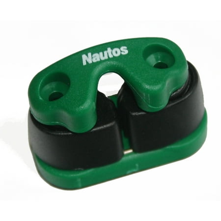 Carbo Cam Cleat - SMALL COMPOSITE CAM CLEAT - GREEN BASE AND FAIRLEAD - Nautos 91026BG