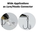 thumbnail image 5 of Dr.Fish Stainless Steel Split Ring High Strength 9-400LB Flattened Hyper Wire Heavy Duty Lure Ring Saltwater Terminal Tackle Connector Jigging Trolling, 5 of 8