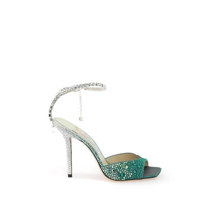

Jimmy Choo Saeda 100 Sandals With Degradé Crystals Women