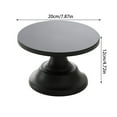 thumbnail image 2 of Clearance Desktop Ornament under $5,Dessert Table High Leg Tray Black Cake Tray Fruit Inventory Heart Plate Cake Rack, 2 of 3