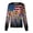Black-B#1412MM, variant on Patriotic Womens Scrub Jacket Warm Up Snap Front Nurses Working Uniforms with Pocket 4th of July S-5XL Plus Size Scrubs for Women