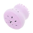 thumbnail image 5 of Unique Bargains 1 Pc Silicone Facial Cleansing Brush Octopus Shape 2.01"x2.09" Light Purple, 5 of 6