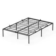 thumbnail image 2 of Coolmee Metal Platform Bed Frame with Sturdy Steel Bed Slats Easy to Assemble Full Size，Black, 2 of 8