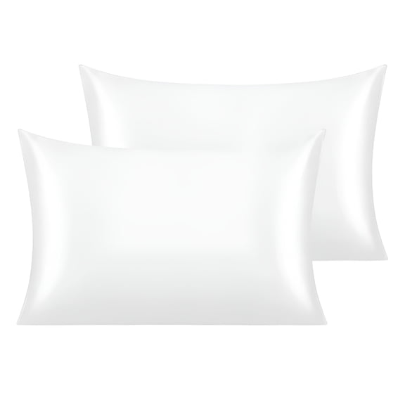 AUQ 2026 New 2 Pack Silk Satin Pillowcases for Hair and Skin,Soft Pillow Cases with Envelope Closure,20", Hair Care, Skin Care, Bedtime, Luxury Sleep, Home Decor, Beauty Rest