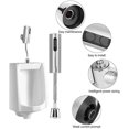 thumbnail image 1 of Induction Urinal Flush Valve Fully Automatic Smart Sensor Toilet Faucet Wall Mounted Touchless Urinal for Public Toilet Men, 1 of 4