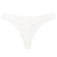 thumbnail image 4 of Aayomet String Thongs for Women String pour Femmes sous-Vêtements (Blanc, TG), 4 of 5