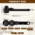 thumbnail image 3 of Coffee Measuring Scoop Spoon, Long Handle Sliding Funnel Tool, 2-Tbsp Capacity Leveler for Grounds, Mess-Free Pouring Kitchen Gadget, 3 of 5
