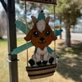 thumbnail image 4 of Wooden Animal Wind Spinner, Outdoor Hanging Windmill for Garden & Patio – Charming Kinetic Yard Art Decor with Animal Designs for Lawn and Courtyard, 4 of 6