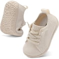 thumbnail image 1 of WAYAN Baby Shoes Baby Boy Girl First Walking Shoes Breathable Barefoot Infant Shoe Lightweight Slip On Sneakers Soft Sock Shoe, 1 of 1