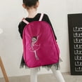 thumbnail image 1 of Bolsa de ballet para niños, bolsa de ballet bordada para niñas, mochila de ballet diseñada para precisión, 1 of 14