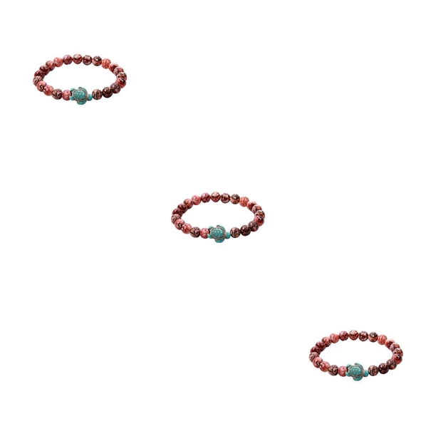 Qarigey de tortuga Joyas de turquesa Piedra natural Accesorio de moda Pulseras de amistad Mejores amigos Regalos Piel de leopardo rojo Type1 NO1 Qarigey CBP322177