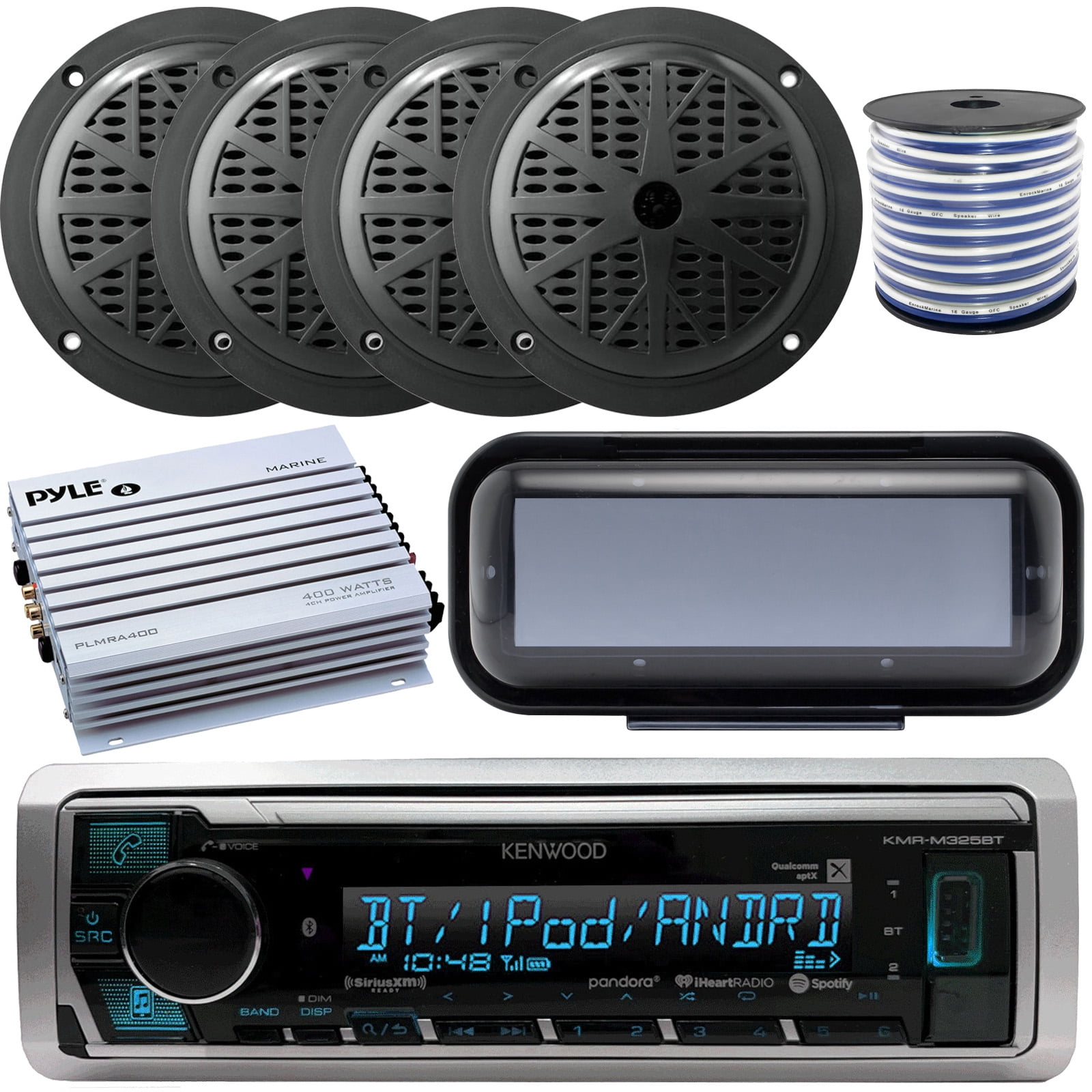 Kenwood Marine Digital Media SiriusXM Ready Bluetooth AM/FM Receiver ...