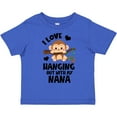 thumbnail image 3 of Inktastic Monkey I Love Hanging out with My Nana Boys or Girls Toddler T-Shirt, 3 of 5