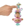 Fingerlings Baby Monkey & Mini BFFs Ashley & Chance (PinkTurquoise