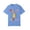 Sky Blue_#14, variant on Sewkxo Girls Back To School Shirt Crew Neck Short Sleeve T Shirts Cartoon Print Cotton Funny Tees Children's Shirts,Black 100