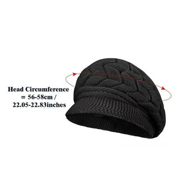 Knit Hat 56cm To Hat Size Beanie Hat 56cm Hat Size Outfmvch Beanie