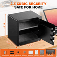 thumbnail image 6 of BESAFETY 2.5 Cuft Safe Box, Digital Keypad Home Security Safe With Fireproof Waterproof Bag & Adjustable Shelf, 6 of 11