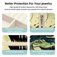 thumbnail image 3 of Crocodile Travel Portable Decorative Box - Square Jewelry Storage and Organizer Box for Rings, Earrings, Necklaces, and Bracelets - Suitable for Girls and Women - Necklace Organizer Box, 3 of 6