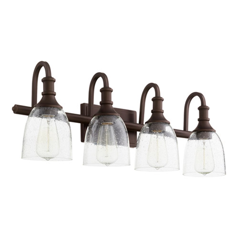 Quorum Lighting 50114186 Richmond 28 Wall Vanity Light, Oiled Bronze