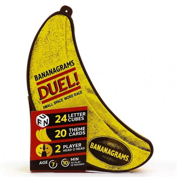Bananagrams BNADUE001 Bananagrams Jeu de Construction de Lettres en Duel