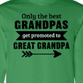 thumbnail image 4 of Inktastic Only the Best Grandpas Get Promoted to Great Grandpa Long Sleeve T-Shirt, 4 of 5