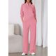 thumbnail image 3 of Conjuntos de Buzo PRETTYGARDEN Otoño 2025 Conjunto de 2 Piezas para Mujer Rosa, 3 of 6