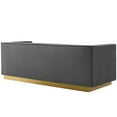 thumbnail image 4 of Ergode Sanguine Vertical Channel Tufted Performance Velvet Sofa, 4 of 5