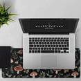thumbnail image 4 of Mushroom Mouse Pad XL, Aesthetic Extended Large Gaming Mouse Pad, Forest Plant Mushroom Butterfly Floral Mousepad Long Big Desk Mat Black, Leaf Boho Mushroom Decor Stuff Accessories, 31.5 X 11.8 Inch, 4 of 7