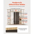 thumbnail image 7 of Pocket Door Frame Kit Pocket Door Kit for 24-36 in Wide 84 in High Door Steel, 7 of 7