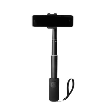 onn. Wireless Selfie Stick with  Cradle, GoPro  and Bluetooth Shutter Remote, Black
