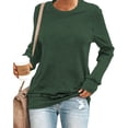 thumbnail image 2 of Customizable Women's Hoodless Sweatshirt DIY Photo Text Design Comfortable Casual Fashion Top, 2 of 7