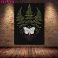 thumbnail image 4 of Brujería de Luna, polillas, novias de murciélago, fantasmas y plantas de esqueleto, arte de pared, pintura en lienzo, Póster Artístico de Wicca e impresión, decoración del hogar, 4 of 4