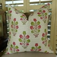 thumbnail image 1 of Thomas Collection Pink Citrine White Tulip Decorative Throw Pillow - 11058, 1 of 5