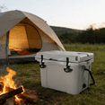 thumbnail image 4 of 25QT Portable Cooler with Cup Holders & Built-in Bottle Opener for Beach Camping, 4 of 21