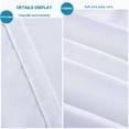 thumbnail image 3 of Flxxie Ultra Soft Microfiber Pillow Shams Set of 2, King 20" x 36", White, 3 of 6