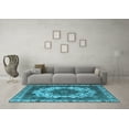 thumbnail image 3 of Ahgly Company Indoor Rectangle Oriental Light Blue Industrial Area Rugs, 3' x 5', 3 of 4