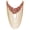 NK_10713_Fusion_Coral, variant on Bocar Statement Wood Crystal Cluster Beaded Necklace with Tassel Chain Pendant Multi Row Pendant Collar Chain Women Jewelry(NK_10713_Mix)