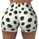 thumbnail image 2 of Fotbe Abstract Green Polka Dot Shorts Sin Costuras – Shorts Deportivos de Cintura Alta para Mujer, Elásticos para Gimnasio, Yoga, Running o Ciclismo-XX-Large, 2 of 8