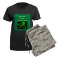 thumbnail image 5 of CafePress - Jewish St. Patrick's Day Women's Dark Pajamas - Women's Short Sleeve Print T-Shirt and Pants Dark Cotton Pajama Set, 5 of 7