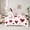 Red White, variant on Homewish Boys Girls Chic Floral Red Rose Twin Bedding Sets 7-Piece,Happy Valentine'S Day Bedding Comforter Set Microfiber,Romantic Couple Lover Butterflies Breathable Sheet Sets