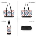 thumbnail image 6 of FORMRS Canvas Laptop Tote Bag for Women with 15.6" Computer Compartments Shoulder Handbag, Mosaic Flowers Pattern, 6 of 7