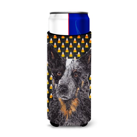 

Australian Cattle Dog Candy Corn Halloween Portrait Ultra Beverage Insulators for slim cans SC9190MUK