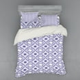 thumbnail image 2 of Ambesonne Flower Bedding Set 3 Pcs, Art and Craft Flower, Twin, White and Blue, 2 of 3