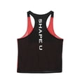 thumbnail image 3 of WSEVYPO Men's Athletic Stringer Gym Muscle Workout Racerback Fitness Tank Tops, 3 of 6