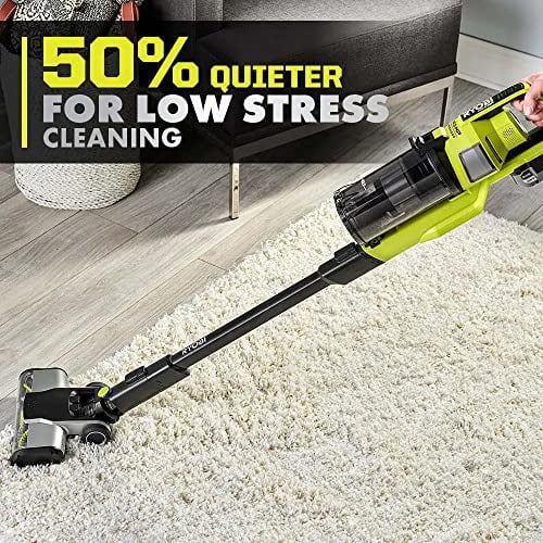 Pacroban ONE+ HP 18V Brushless Cordless Pet Stick Vacuum Cleaner Kit with 4.0 Ah HIGH Performance Battery and Charger
