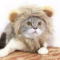 thumbnail image 5 of Pets Lion Mane Wig Hood Dog And Cat Fancy Wearable Lion Hair Accessories Pets Clothes For Halloween Christmas Easter Festival Party(M-12.6In), 5 of 8