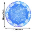 thumbnail image 3 of NSESSHome 24 Count 9 inch Paper Plates Christmas Party Supplies Dinnerware, Winter Blue Snowflake Disposable Tableware for Christmas Winter Holiday New Year Birthday Dinner Party Supplies Decorations, 3 of 5