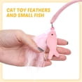 thumbnail image 2 of 2Pcs Chat Teasing Jouet Chat d'Intérieur Chat Teasing Baguette Chat Teaser Bâton Tête Portant Chat Jouet, 2 of 7